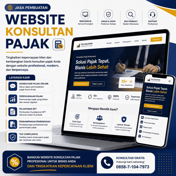 Jasa Pembuatan Website Konsultan Pajak