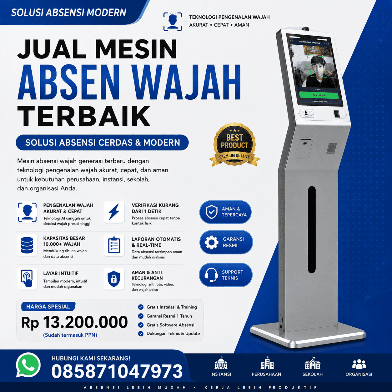 Mesin Absen Wajah