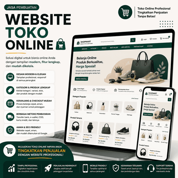 jasa website toko online