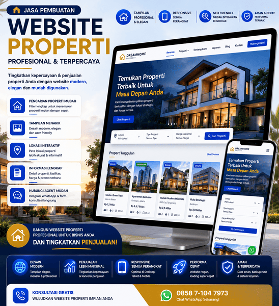 jasa website properti