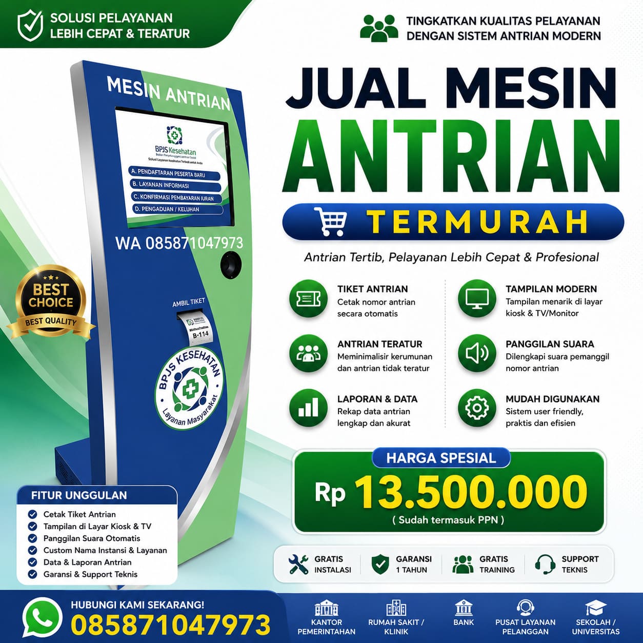 mesin antrian bandung